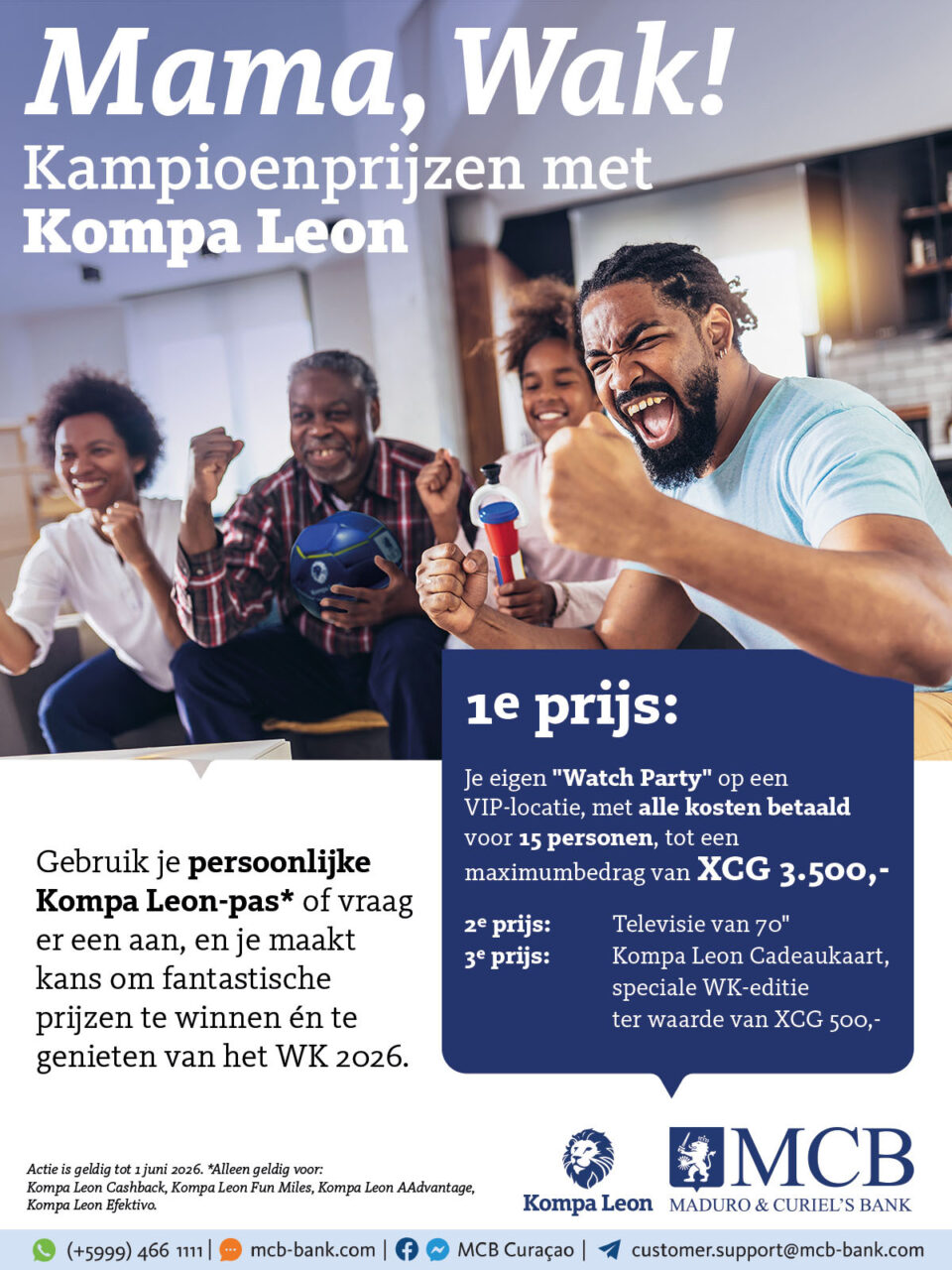 MCB Kompa Leon Mama Wak Press Ad 15cmx20cm NL