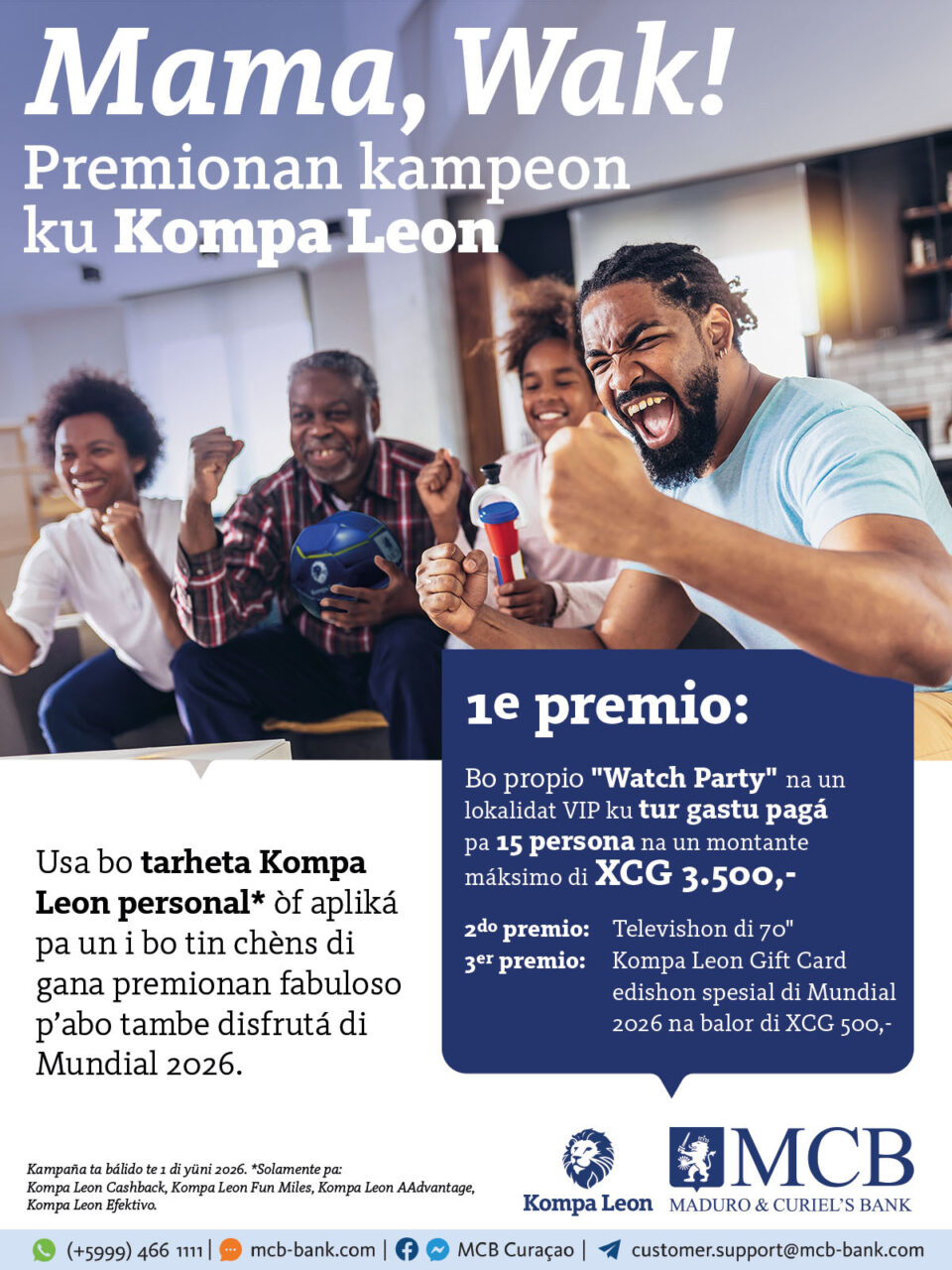 MCB Kompa Leon Mama Wak Press Ad 15cmx20cm PAP