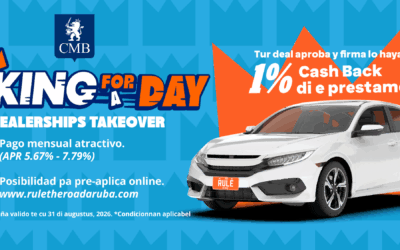 King for a Day Car Loan Promo – CMB Aruba